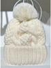 Children's Winter Wool Hat: Large Brim, Solid Color, Warm, Plus Velvet, European & American Style