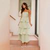 Women's Summer Sexy Fashion Strapless Backless Cake Dress
