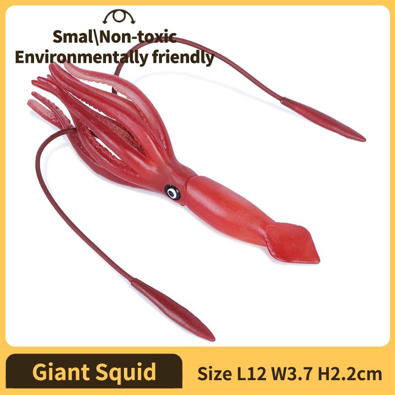 

Sea animals Octopus Reef Squid Plaything Figurine Polymer Material Miniature Figure - Fun Learning-Enhancing Play Plaything for Boys, Girls & Kids