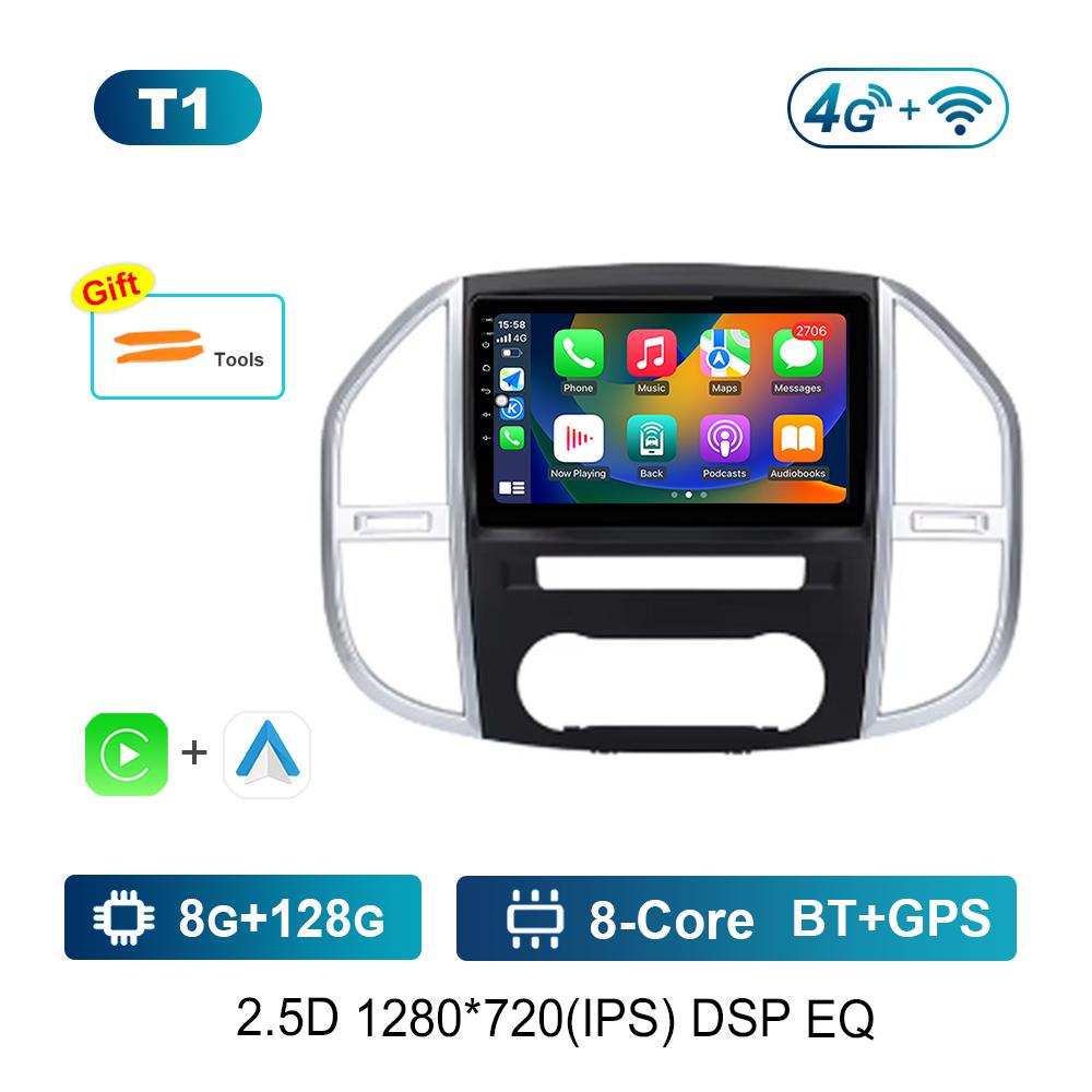 10.1'' Android OS Carplay Car Radio Multimedia Player for Mercedes Benz Vito 3 2014 - 2020 GPS Navi WiFi HD Screen 4G Auto Tools