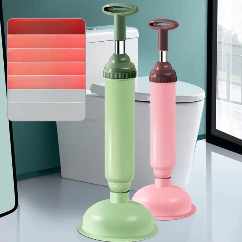 Pump Anti Blocking Unblocking Pipeline Toilet Plug Bathroom Products Silicone Toilet Plunger Vacuum Suction Cup High-pressur New