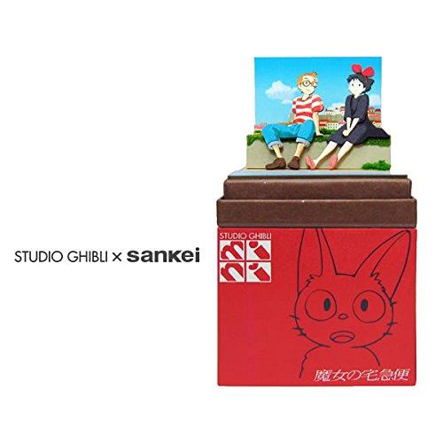Sankei Studio Ghibli Mini Kiki's Delivery Service Tombo and Kiki Non-Scale Paper Craft MP07-85