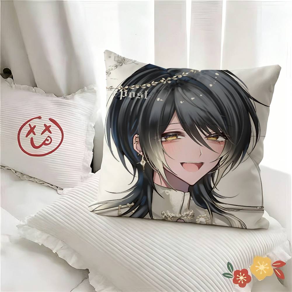 pc Anime Kasurich Pillow Case Fashion Square Pillowcase Bedroom Sofa Room Ins Decoration Leisure