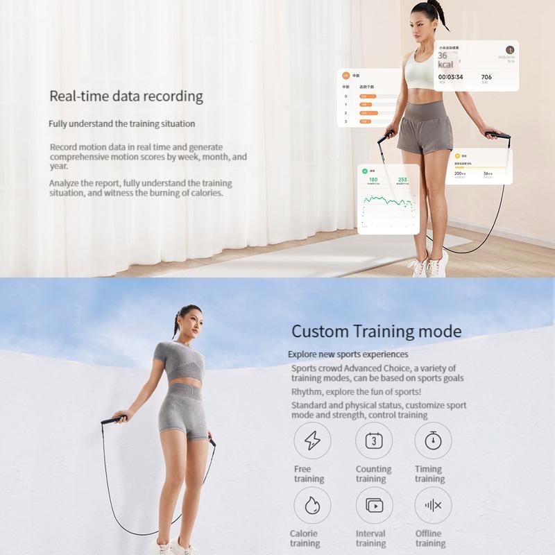 Smart Skipping Jump Rope Digital Counter With App Adjustable Calorie Calculation Sport Fitness Professional Rope