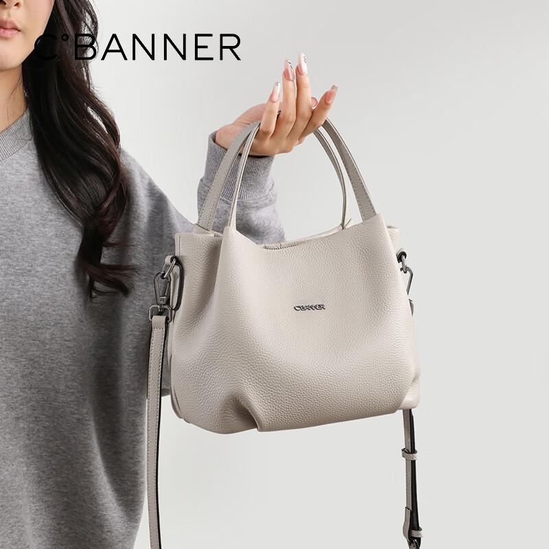 C.BANNER Women's Top-Grain Leather Handbag