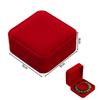 Rounded Flannel Jewelry Box for Rings, Earrings, Pendants, Bracelets, Bangles, and DIY Packaging.