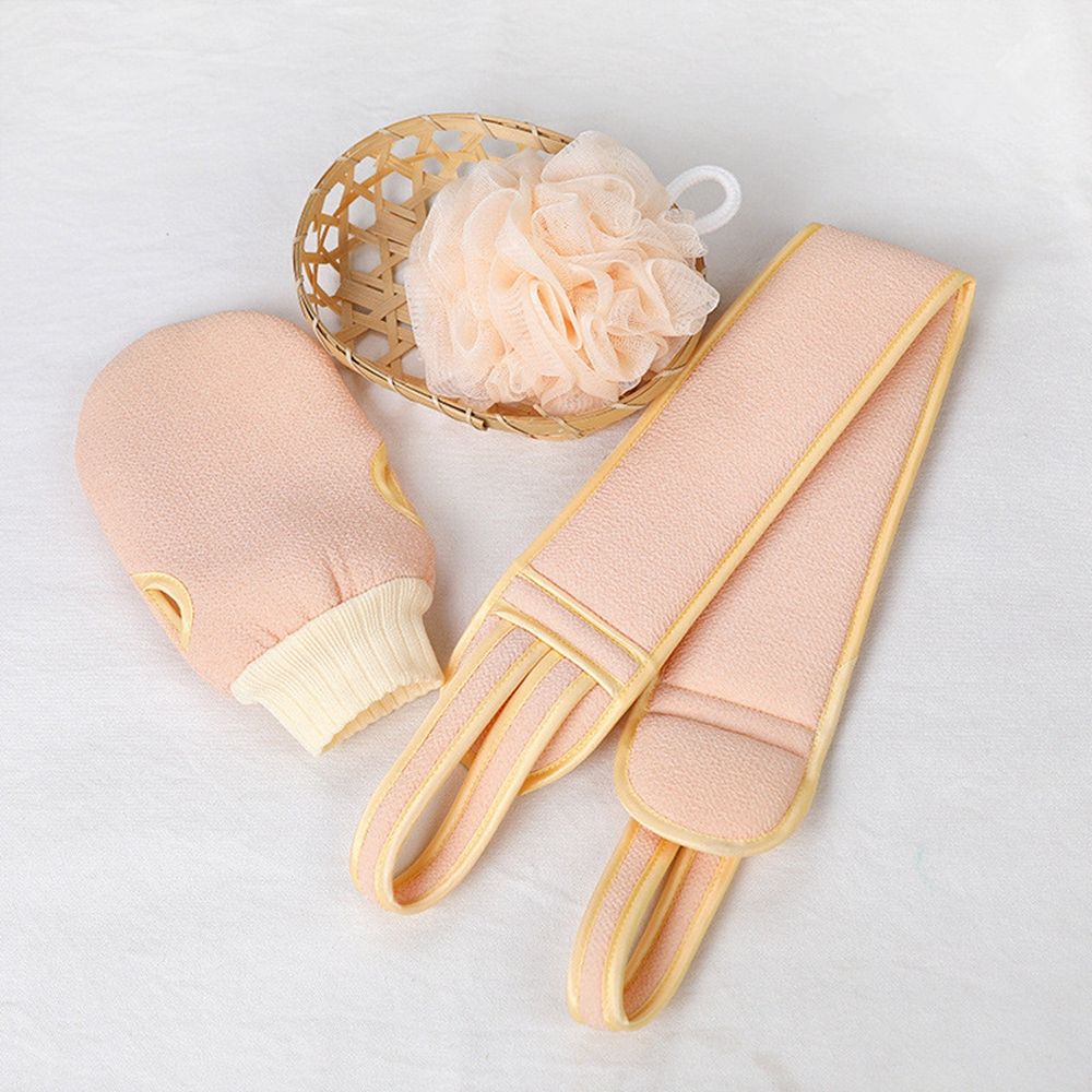 Home Hotel Bathing Cleaning Brush Sponge Pad Bathroom Supplies Bath Mitts Back Scrubber Shower Ball
