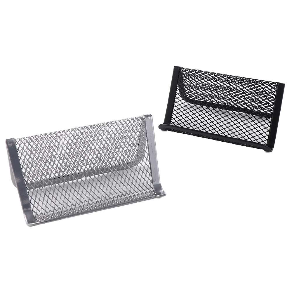 Holder Metal Mesh Desk Business Holders Name Card Holder Card Display Stands Business Card Holder