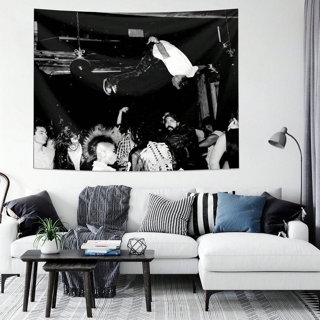 1pc DDie LLit Album Cover Tapestry Home Office Party Wall Decor