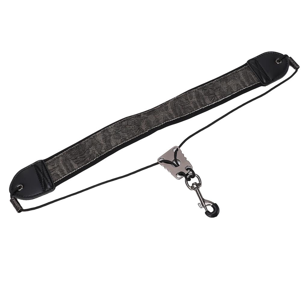 Saxophone Neck Strap Metal Cotton Adjustable Sax Neck Harness for Soprano Alto Tenor Saxophones