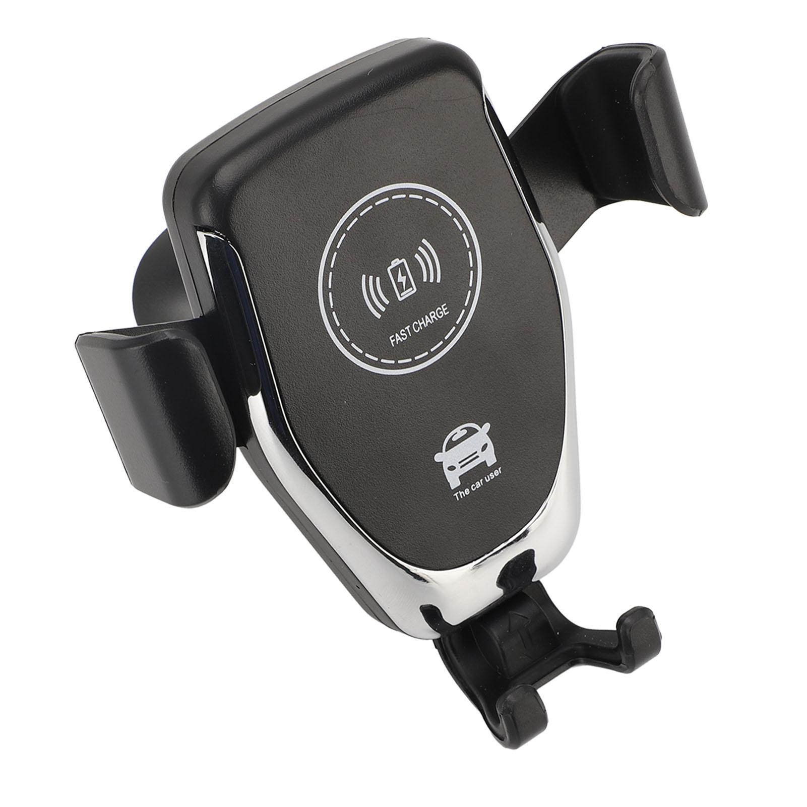 

Автомобильный беспроводной держатель-подставка с автоматическим держателем для телефона, вращающийся на 360 градусов, быстрая зарядка 15 Вт для