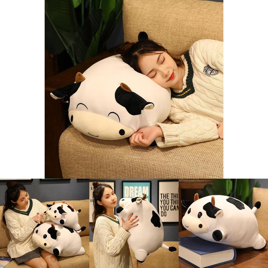 Plüsch Kuh Puppe Bettkissen Weiches Stofftier Spielzeug Für Kinder Und Babys