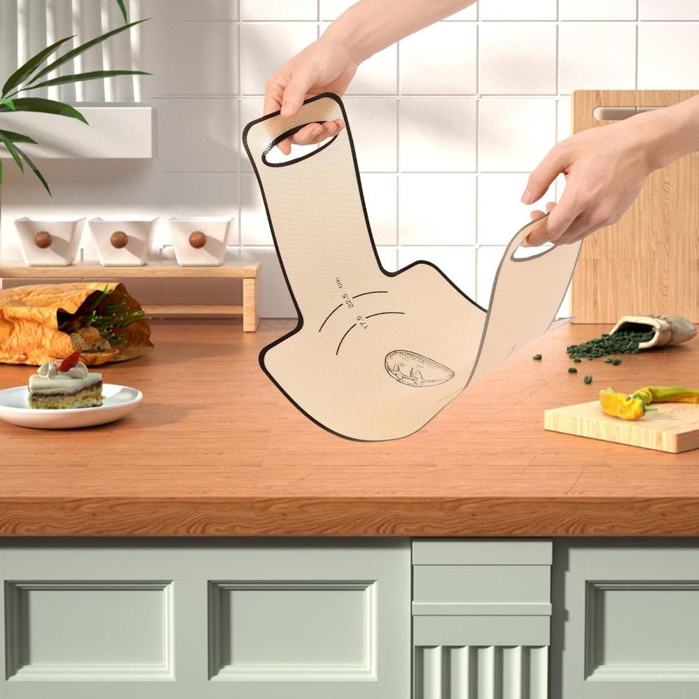 Silicone Bread Liner Reusable Food-Grade Bread Baking Mat Heat Resistant Sling Non-Stick Loaf Pan Lifters Dough Transfer Tool