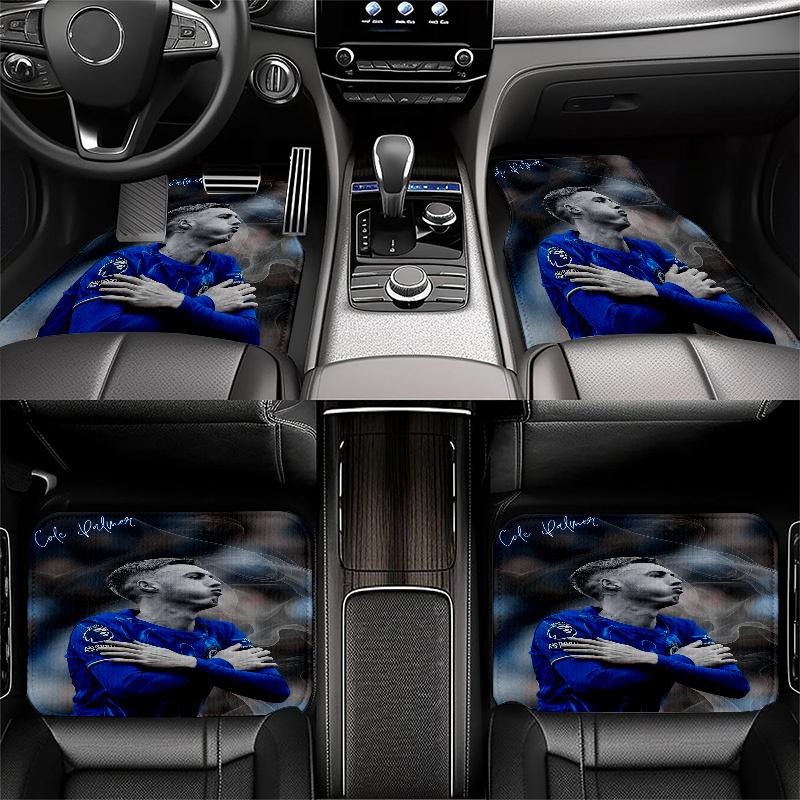 Cole Palmer Star Black Car Floor Mats Full Coverage All-Season Car Mats, XPE Non-Slip And Wear-Resistant Mats Suitable for SUV Interiors, Textured Car