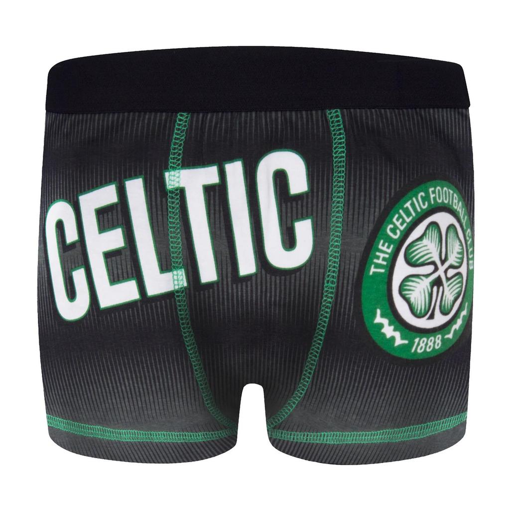 Celtic FC Boys Crest Boxer Shorts (Pack of 3)