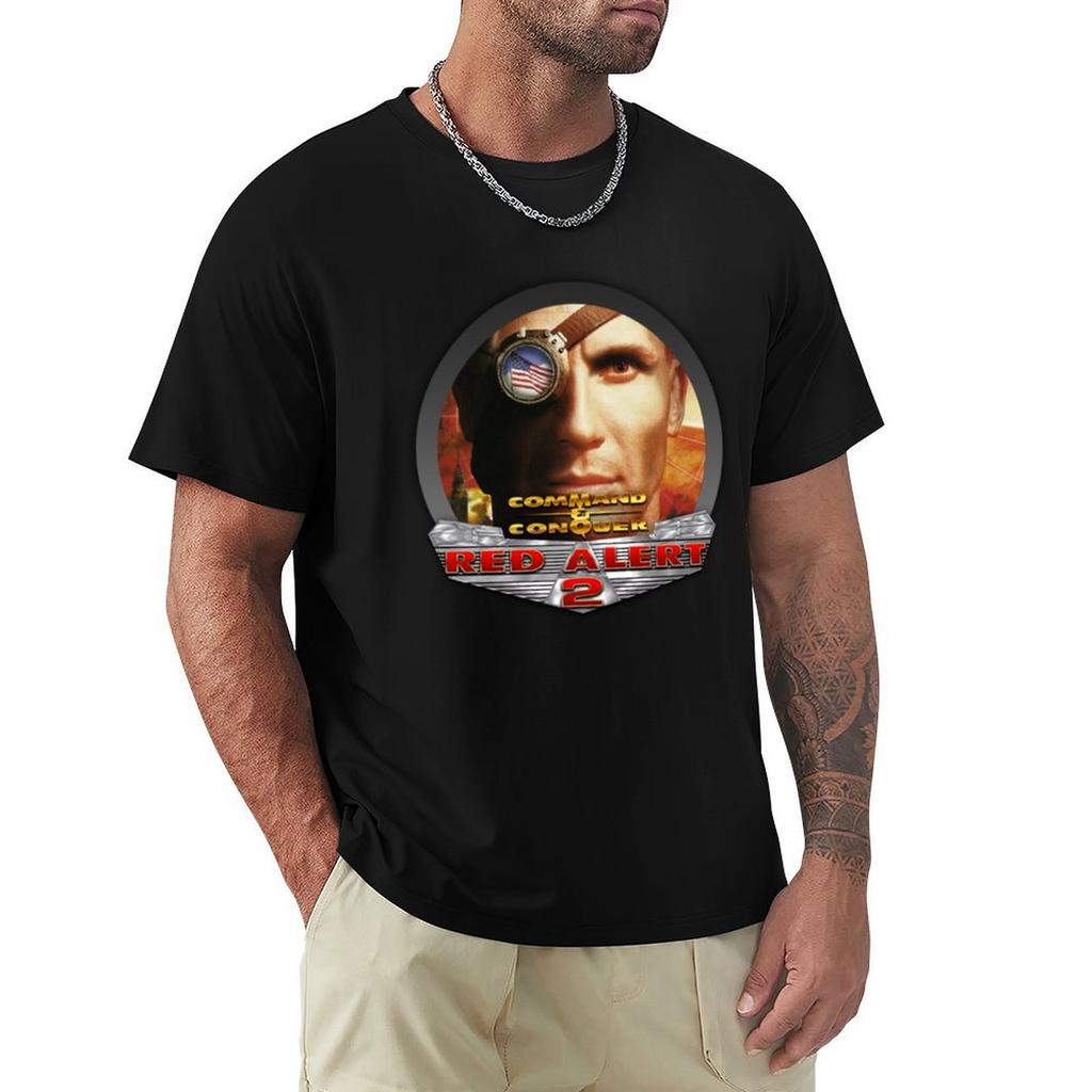 Red Alert 2 Comunisexd And Conquer TShirt Casual Holiday Short Sleeve Tee