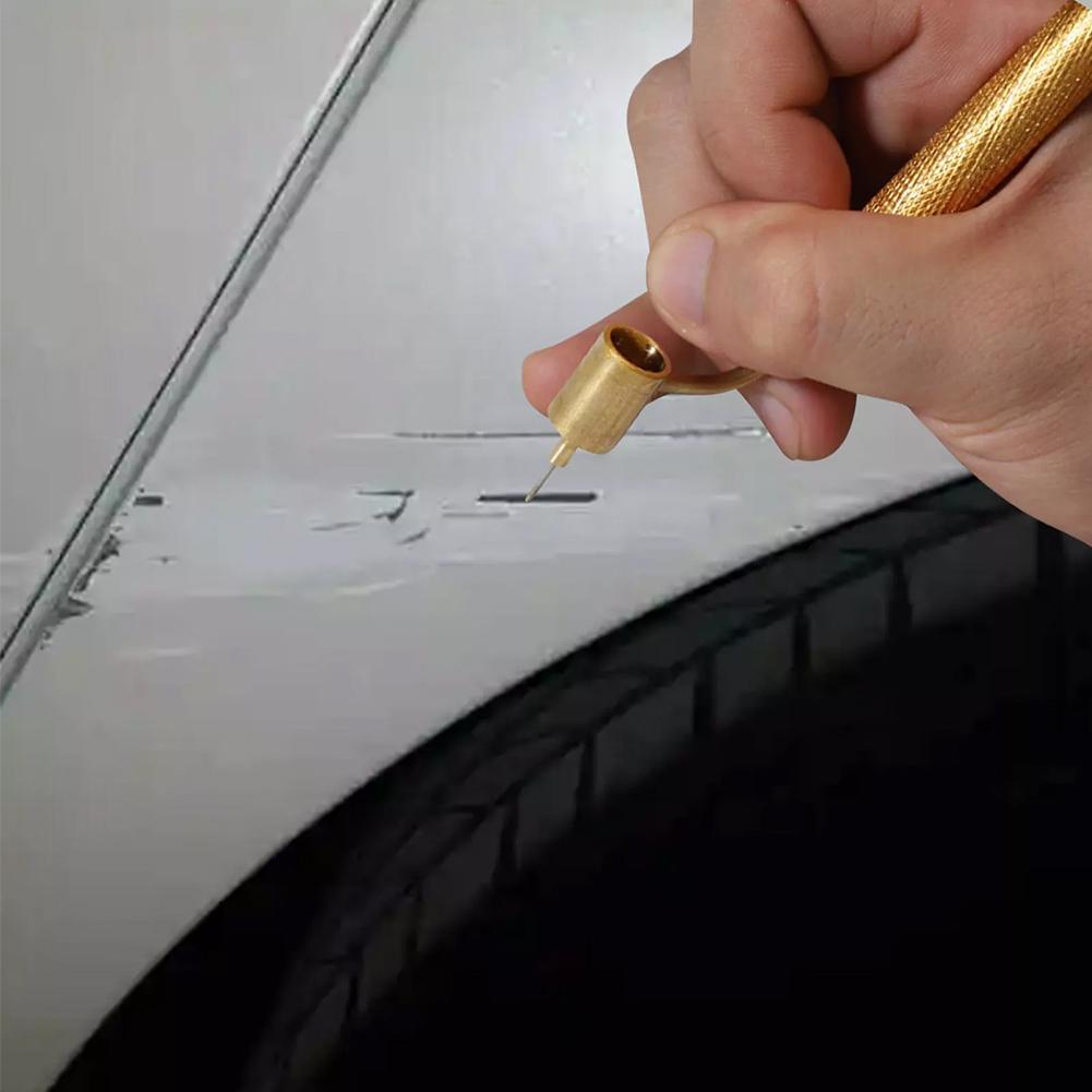 Car Paint Pen Detailing Fine Line Fluid Writer Paint Applicator Pen Slanting Precision Ruling Pen for Car Scratch Repair TouchUp