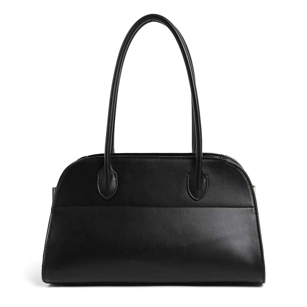 Long Handle Armpit Bag, Women's New Plain Weave Large Capacity Hand-held Commuting Bag, High-end Single Shoulder Tote Bag