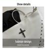 2025 Women's Rivet Soft Leather Tassel Crossbody Bag