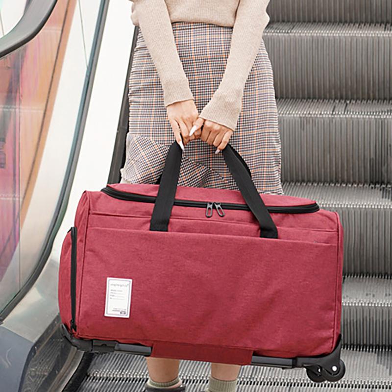 Nieuwe Draagbare Trolleytas Grote Capaciteit Waterdichte Schoenentas Meerdere Vakken Reisopbergtas Korte Afstand Zakenreis Incheck Reistas