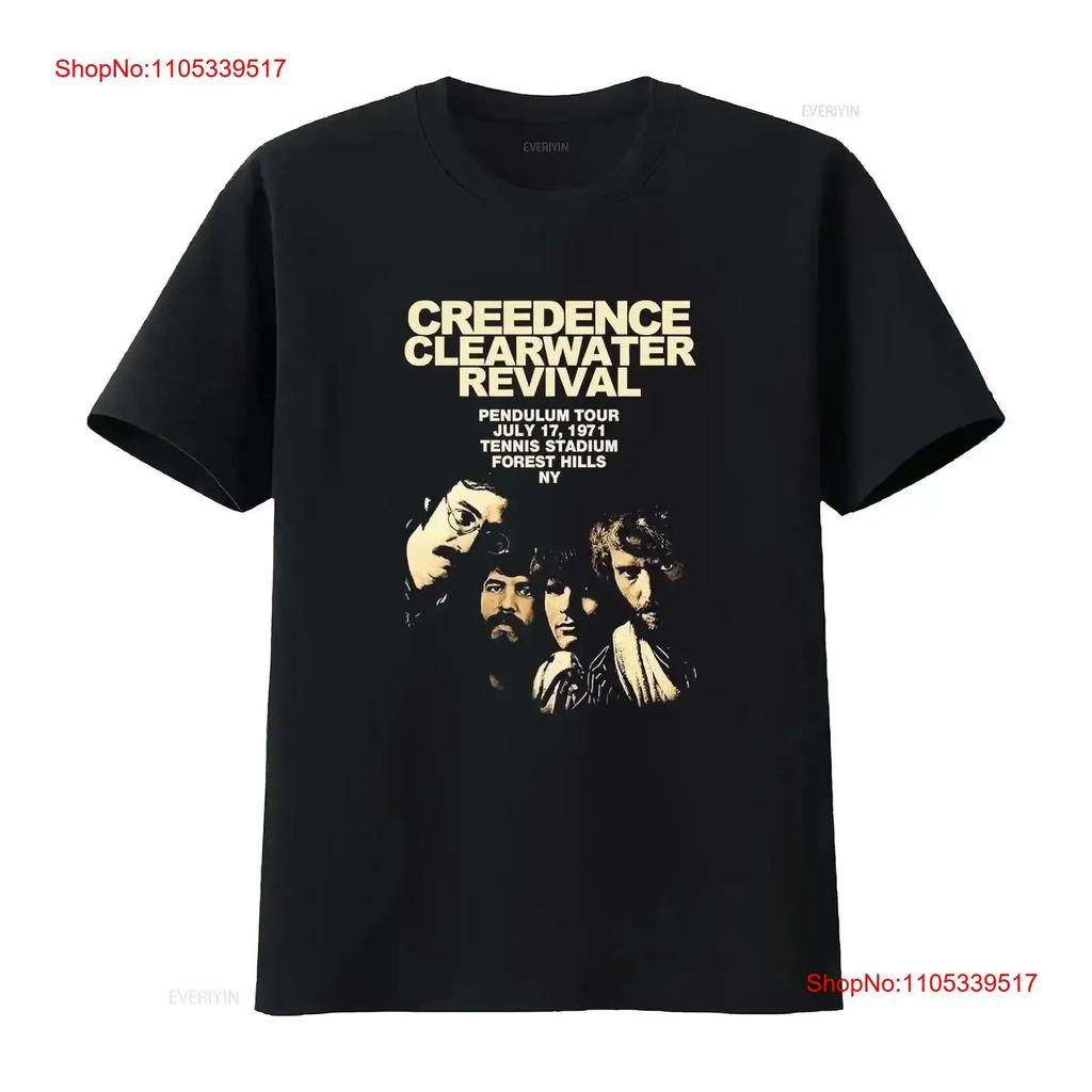 CCR Creedence Clearwater Revival T-Shirt Live für Fans 4H1574 vintage gewaschen Designer-Kleidung g