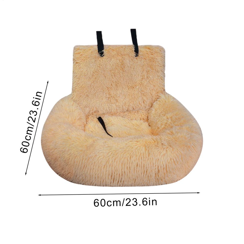 Puppy Car Seat Soft cloth Dog Booster Non-slip Detachable Design Automobile Interior Accessories For Daily Commuting Vet Visits