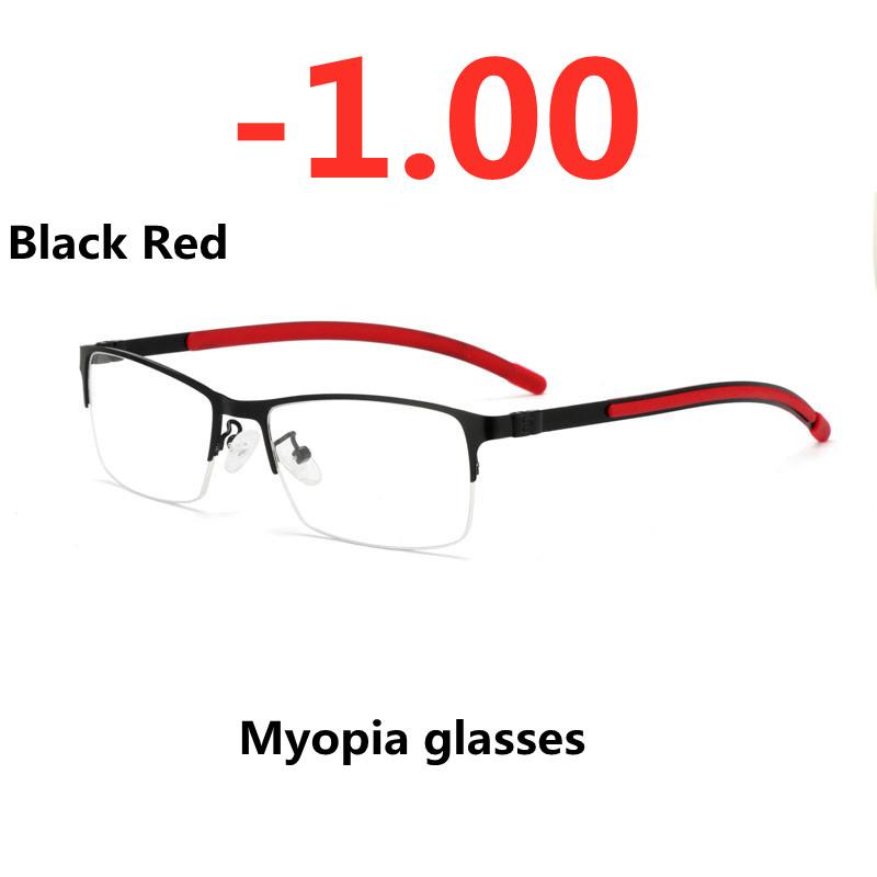 Ochelari pentru miopie anti-lumină albastră Ramă Femei Bărbați Metal Student Finisat Ochelari miop -0,5 -1 -1,5 -2 -2,5 -3 -3,5 La -6