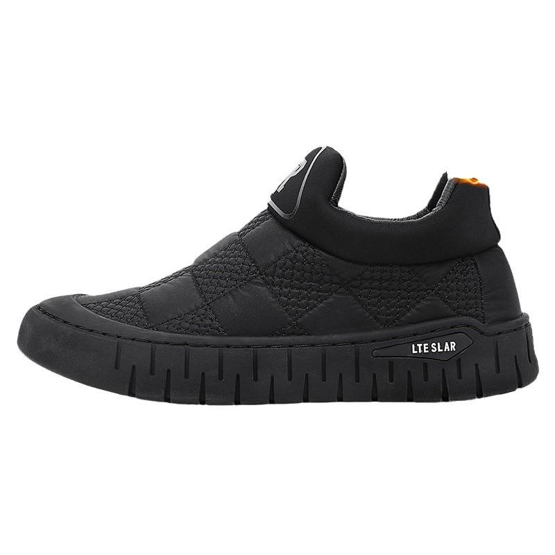 Winter high-top cotton shoes outdoor cold-resistant waterproof and non-slip snow boots velvet warm casual two-cotton board shoes