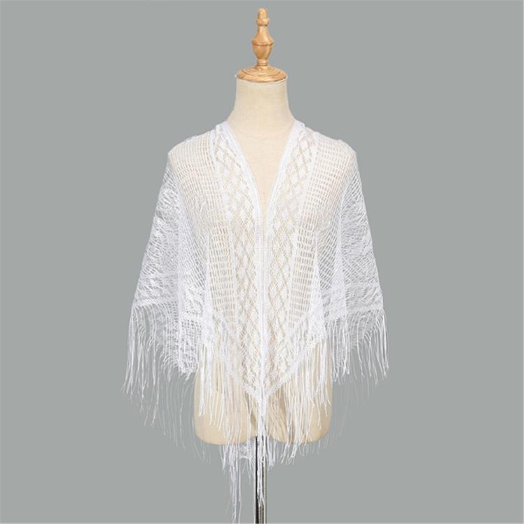 Women's Head Wrap for Weddings and Parties Lightweight and Comfortable Triangle Scarf Fringed Shawl for Travel Parties
