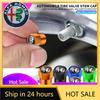 Car Stickers For Alfa Romeo 4PCS Car Tire Hexagon Valve Cap Bolt Type Dustproof  For Alfa Romeo 159 147 156 166 Giulietta Giulia