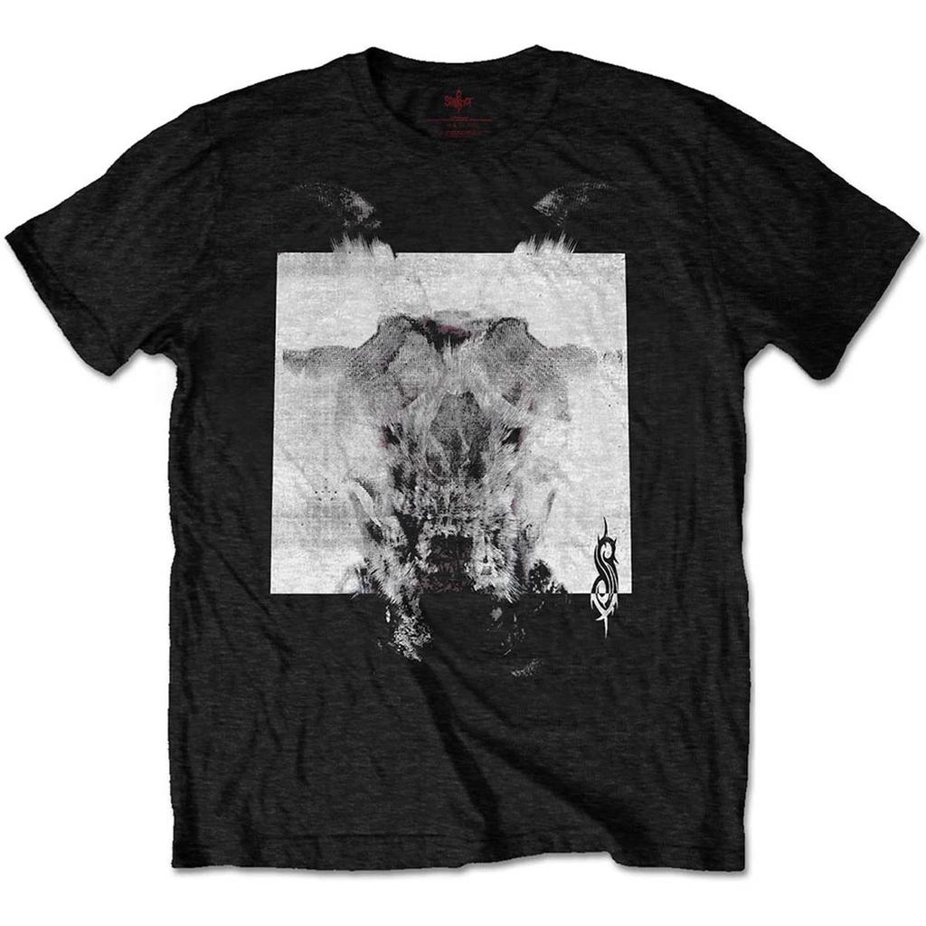 Slipknot Devil Single BW Print Official Mens Unisex T-Shirt