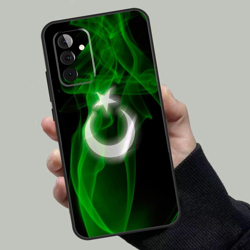 Pakistan Flag Banner Case For Samsung Galaxy A54 A53 A52 A34 A32 A72 A13 A23 A14 A33 A12 A22 A71 A51 Phone Cover