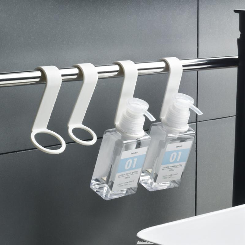8pcs-Wall Mountede Shampoo Bottle Shelf Liquid Soap Shower Gel Accessories
