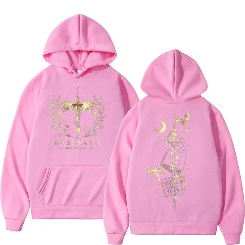 

Басгиатская военная академия Четвертое крыло Худи Мужское Женское Мода Ретро Толстовка с капюшоном Одежда Оверсайз Худи 3XL