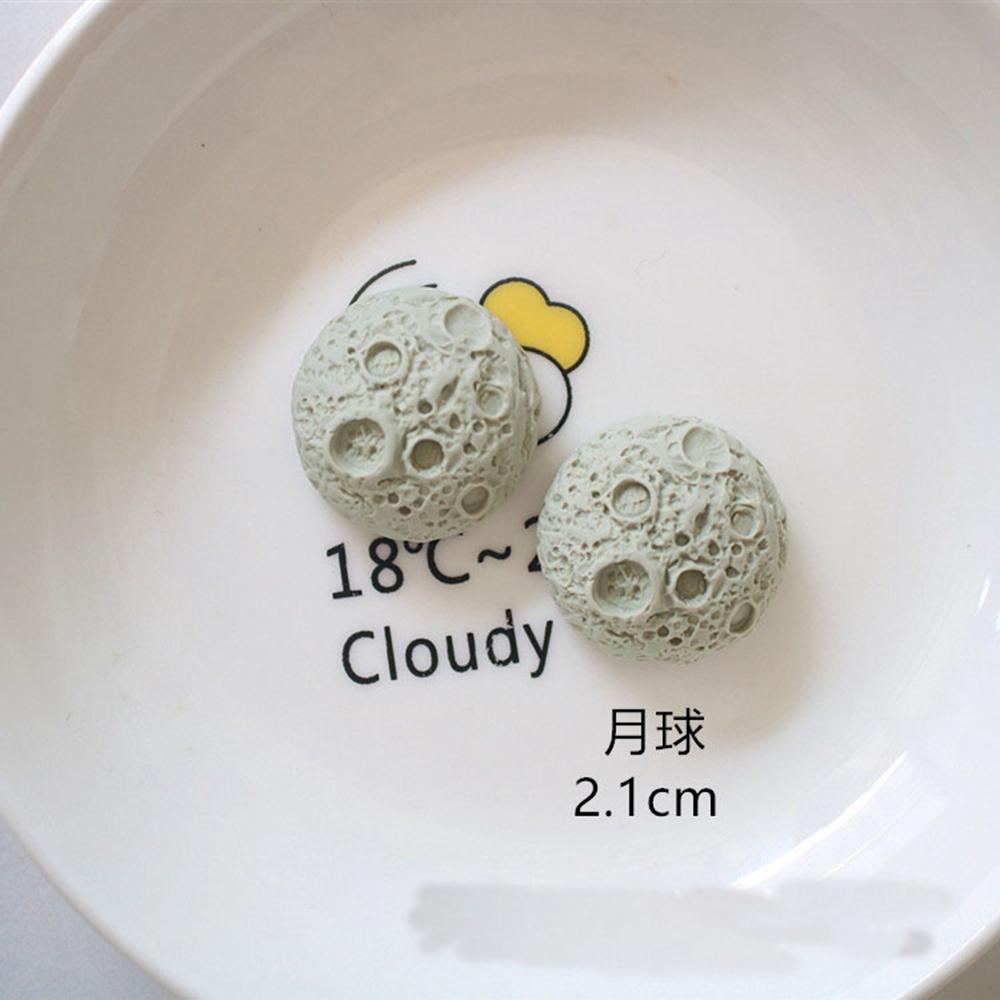 10Pcs New Cute Resin Mini Cartoon Rocket Astro Planet Series Flat Back Manicure Parts Embellishments For Hair Bows Accessories