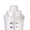 Shakerfles voor proteïnepoeder, helder, klein, gemakkelijk schoon te maken, multifunctioneel, draagbaar, 200 ml drankmixer