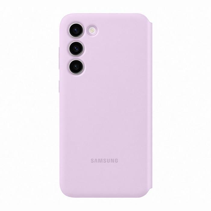 Coque Et Étui - SAMSUNG - Galaxy S23+ - Étui Smart View - Porte-carte - Lilas