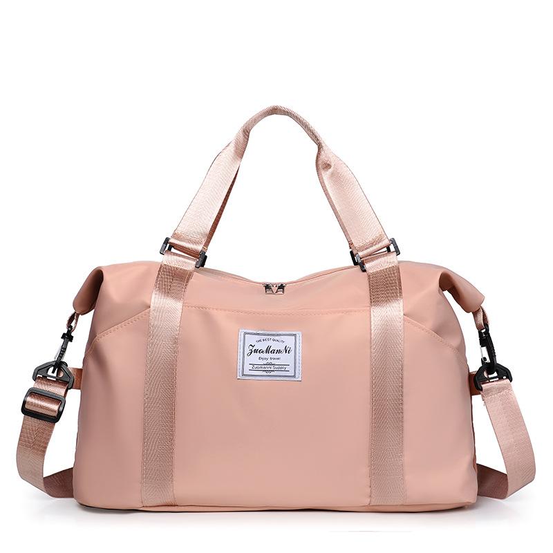 Shoulder hand-held travel bag Women's wet and dry separation Sports Yoga Fitness bag Large capacity storage Luggage bag