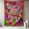 Alien Parade Custom Name Wall Tapestry Aesthetic Wall Hanging Printed Fabric Blanket Decorative Tapestries For Bedroom Room Home Decor