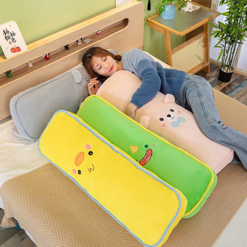 Cute long pillow throw pillow girls sleep on the bed with legs on the side pillow pregnant women boys pillow bedside cushion