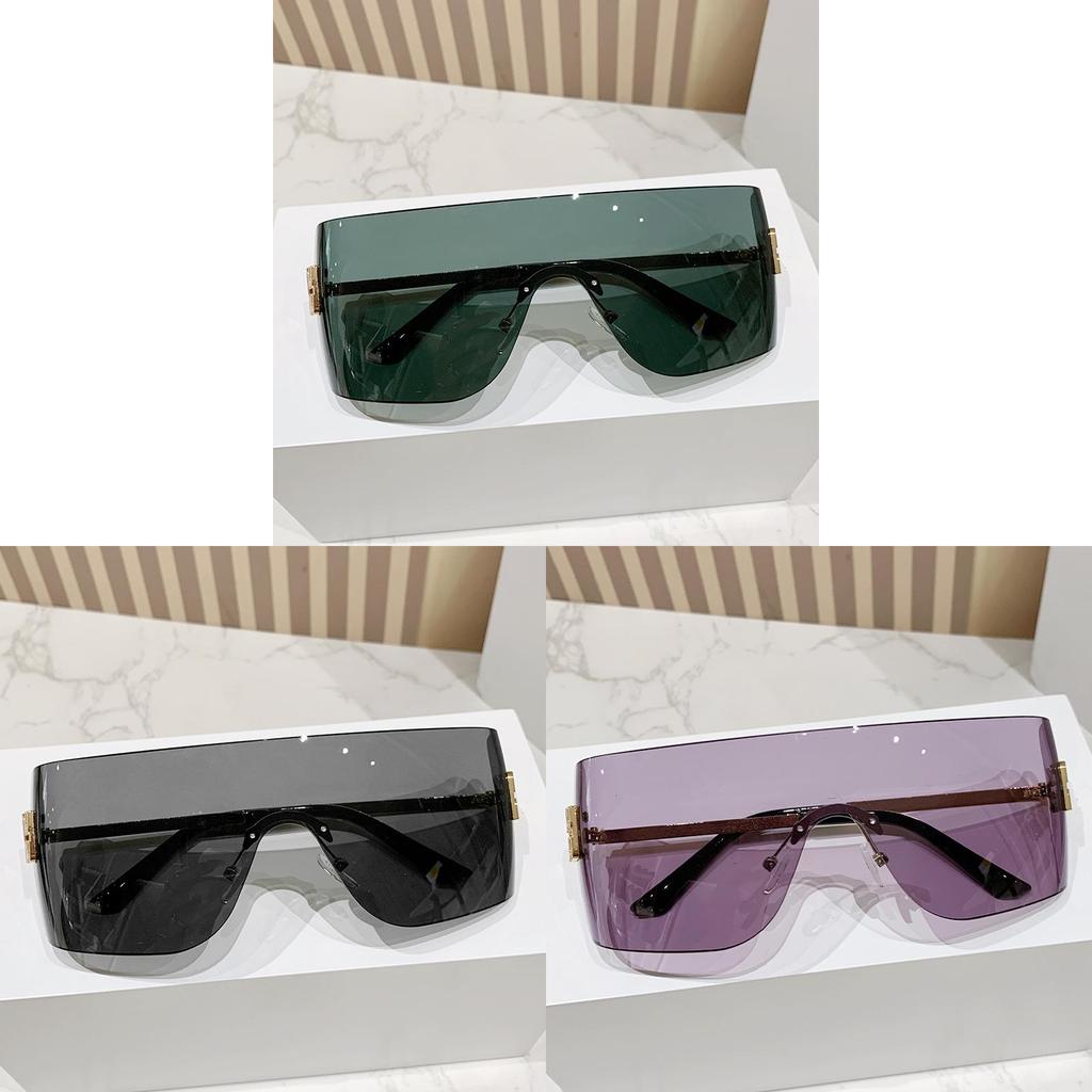 Miao Jia Y2k Frameless Sunglasses For Women Uv400 Sun Protection Fashion Accessories