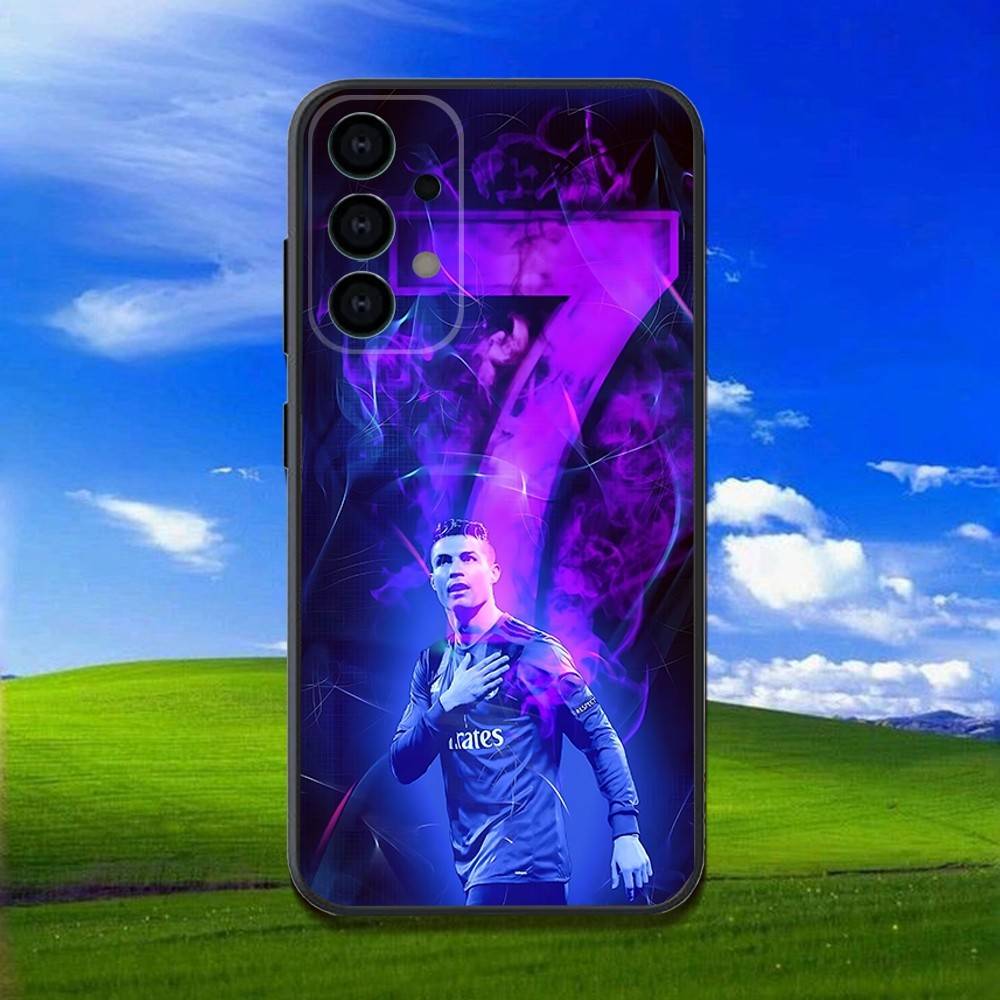 

R-Ronaldo Cool CR7 Phone Case For Samsung Galaxy A13,A21s,A22,A31,A32,A52,A53,A71,A80,Soft Black Shell Samsung a324g