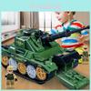Inertia Tank Toy For Boys With Launching Cannon And Gear Design For Creative Play