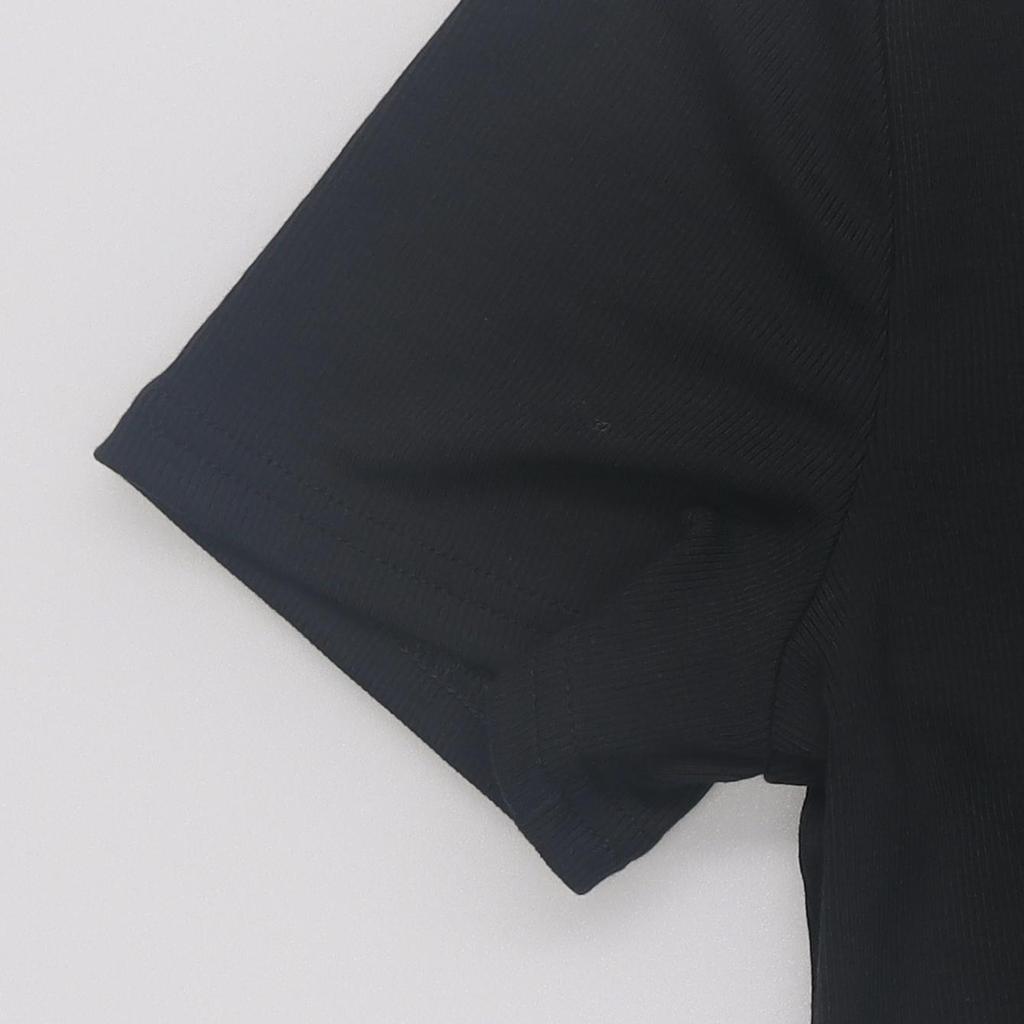 Nike Solid Color Round Neck Casual Short Sleeve T-Shirt Women Tops Black FN3665-010