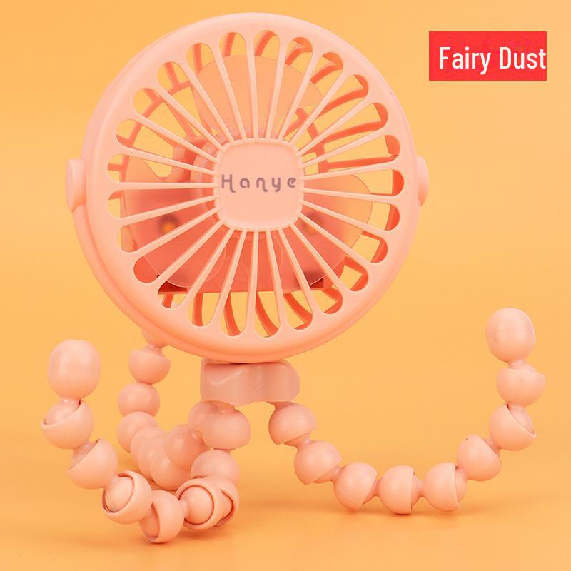 Versatile Portable Mini Fan: Hangable, Standable, or Wrappable - Ideal for Dorms and Outdoor Use