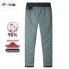 Shanshan Men's 90% Goose Down Winter Straight-Leg Pants