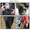 Universal Tactical Molle Pistol Gun Holster Adjustable Handgun Holster for 9mm Glock 1911 G17 18 19 26 34 Ruger LCP Beretta