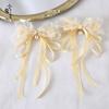 Top Hat Flat Hat Kc Hairpin Hair Accessories for Women Original Milk Yellow Lolita Bow Elegant Doll Headband