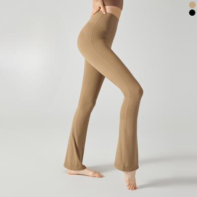 Women's Micro Flare Yoga Pants High Waisted Hip Lifting Outer Wear Pilates Professional Fitness Pants Skinny Sweatpants