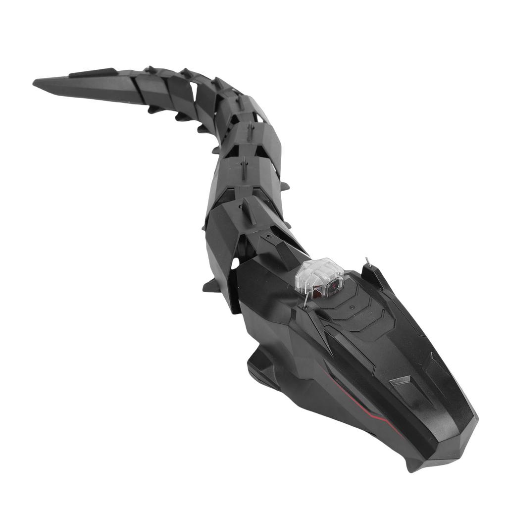 RC Snake Boat with Camera 1080P HD USB 2.4GHz Remote Control Boat Electric Toy with APP for Pools and Lakes Black